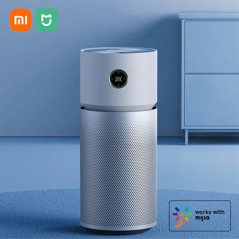 XIAOMI MIJIA กรองอากาศฆ่าเชื้อเครื่องฟอกอากาศสําหรับ Home จอแสดงผล OLED Aldehyde Removal Air Ionizer เสียงต่ํารีโมทคอนโทรล