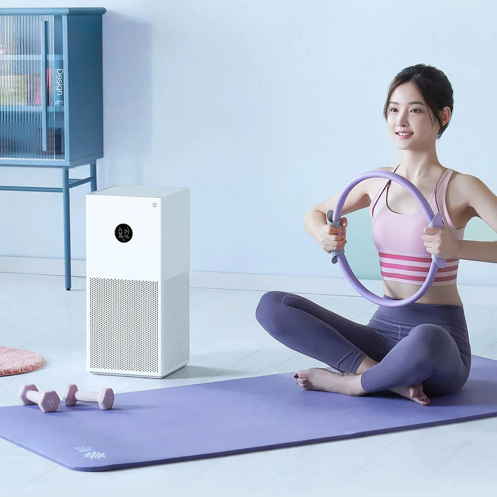XIAOMI MIJIA เครื่องฟอกอากาศ 4 Lite อัตราต้านเชื้อแบคทีเรีย 99.99% จอแสดงผล LED สี่เท่า Purification Aldehyde Removal Home Air Ionizer - Image 6