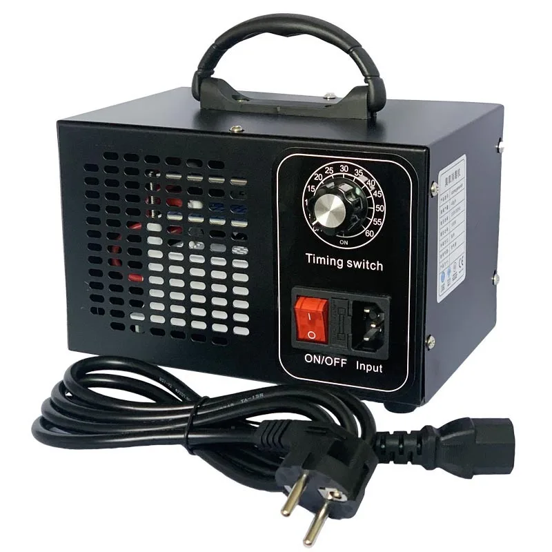 60กรัม/ชั่วโมงโอโซนเครื่องกำเนิดไฟฟ้าโอโซนเครื่องเครื่องฟอกอากาศทำความสะอาดฆ่าเชื้อกรองฆ่าเชื้อฆ่าเชื้อลบกลิ่น Ozonizador